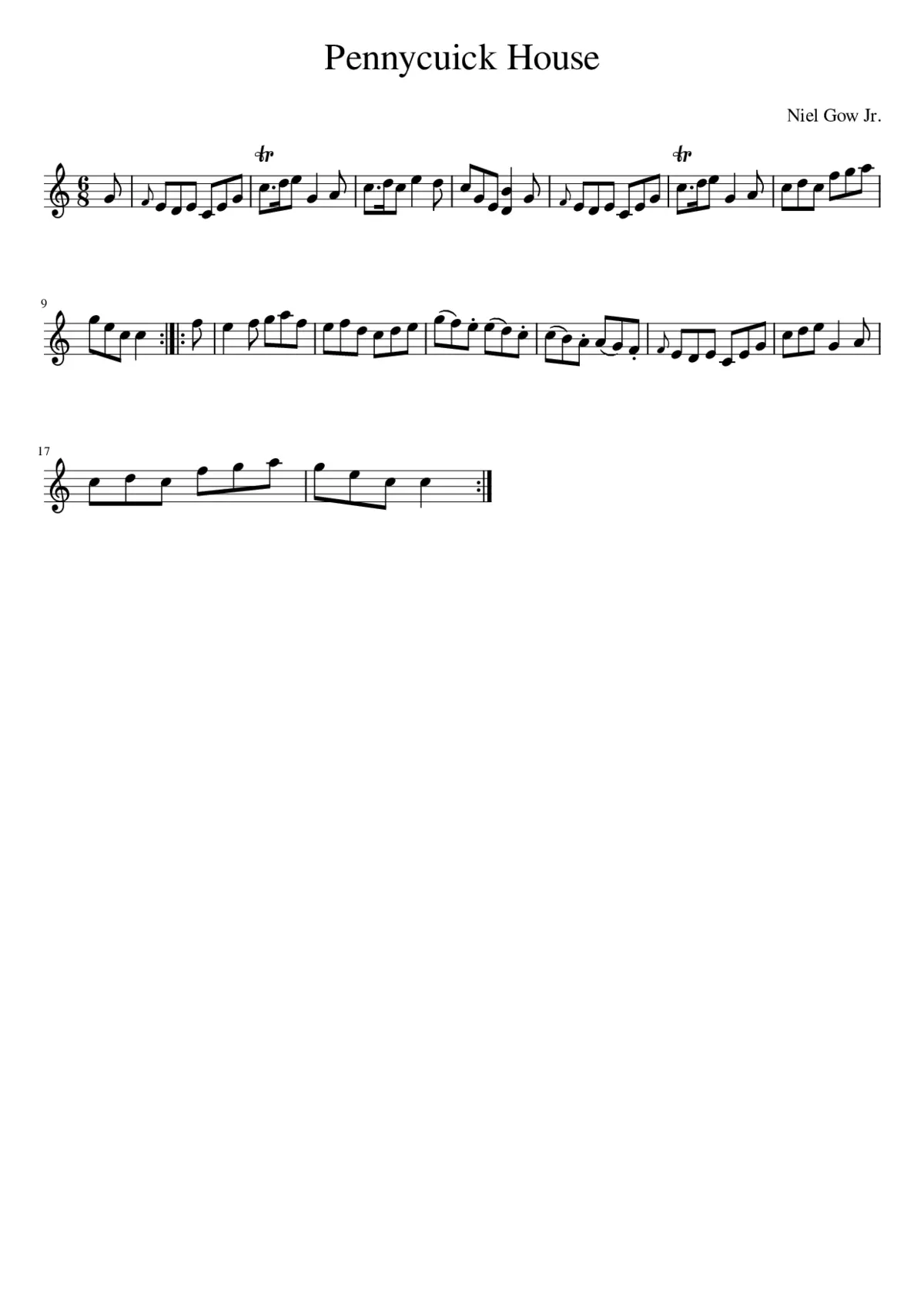 Pennycuick House - Page 1