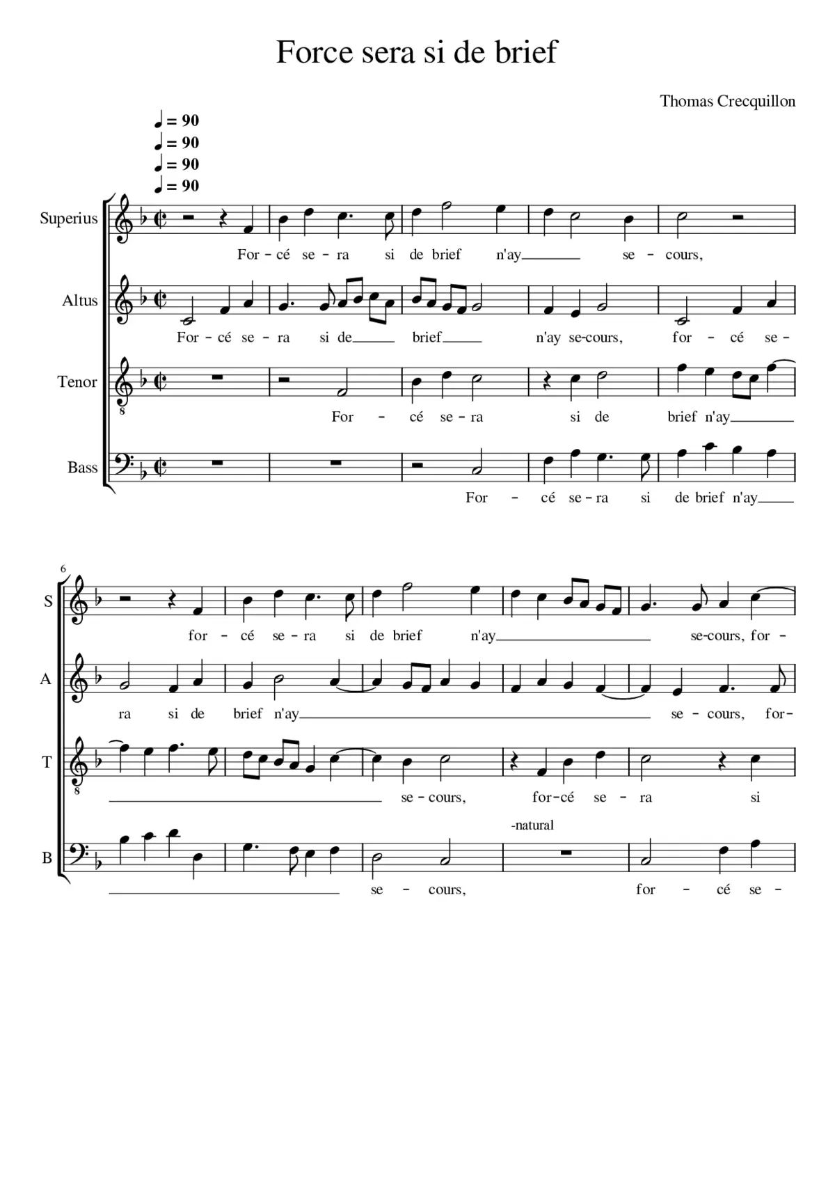 Force sera si de brief - Page 1