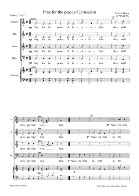 Pray for the peace of Jerusalem