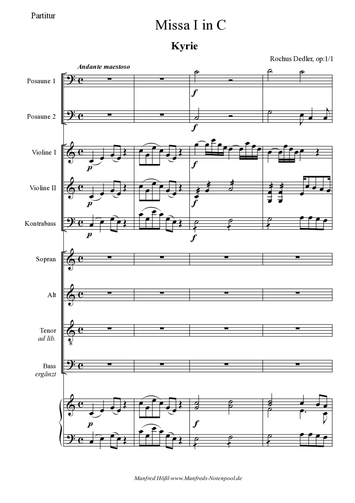 Missa brevis op:1/1 - Page 1
