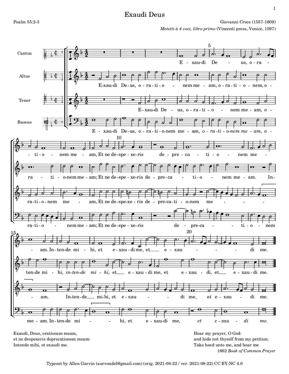 Exaudi Deus - Page 1