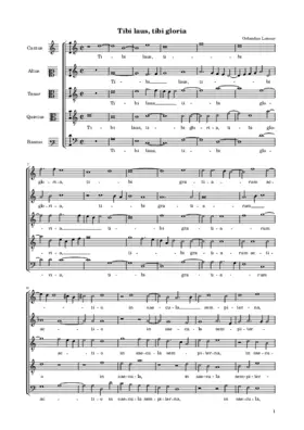 Tibi laus, tibi gloria - Da gaudiorum praemia a 5