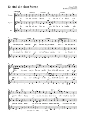 Es sind die alten Sterne