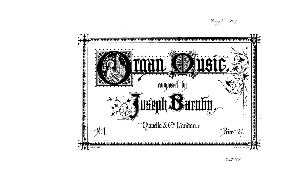 3 Organ Pieces - Page 1