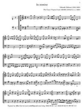 In Nomine for keyboard