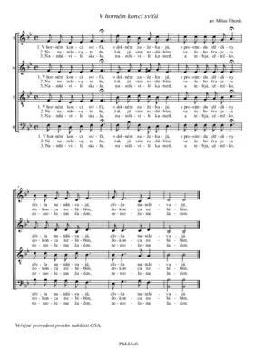 V horném konci svíťá