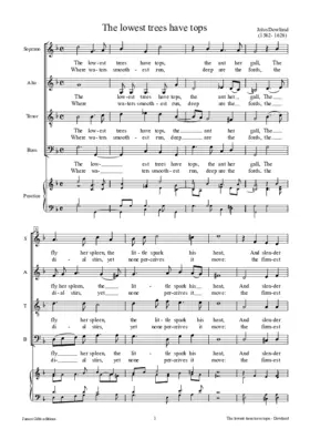 The lowest trees have tops