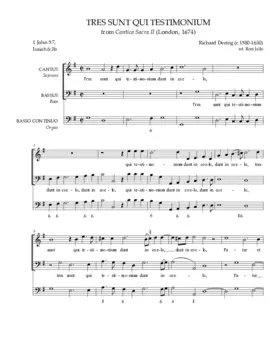 Tres sunt qui testimonium