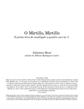 O Mirtillo, Mirtillo