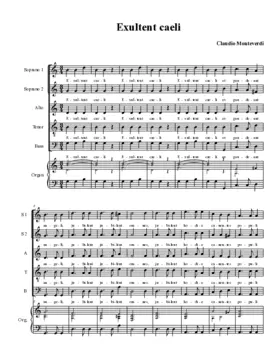 Exultent caeli
