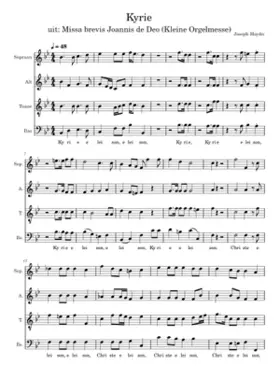 Kyrie (Misa Brevis Joannis de Deo)