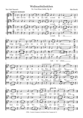 Weihnachtsliedchen, Opus 60, Nr. 8