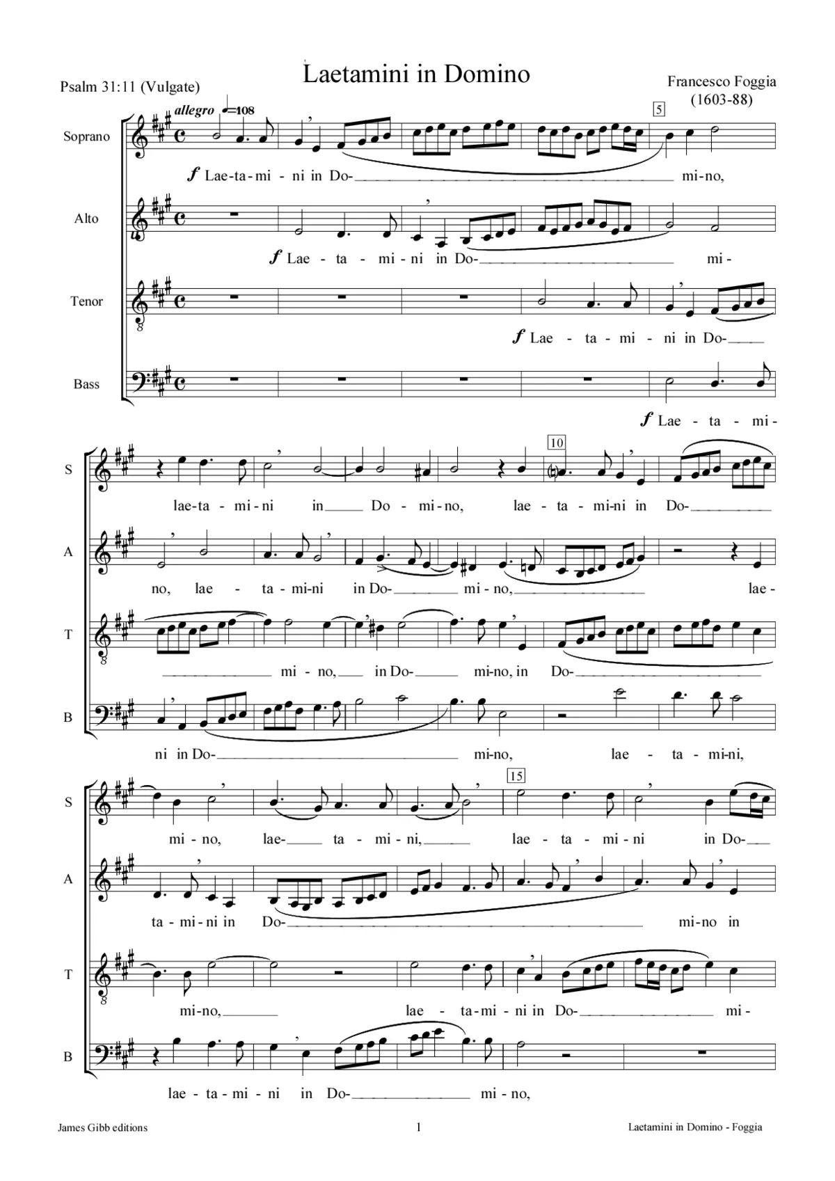 Laetamini in Domino - Page 1