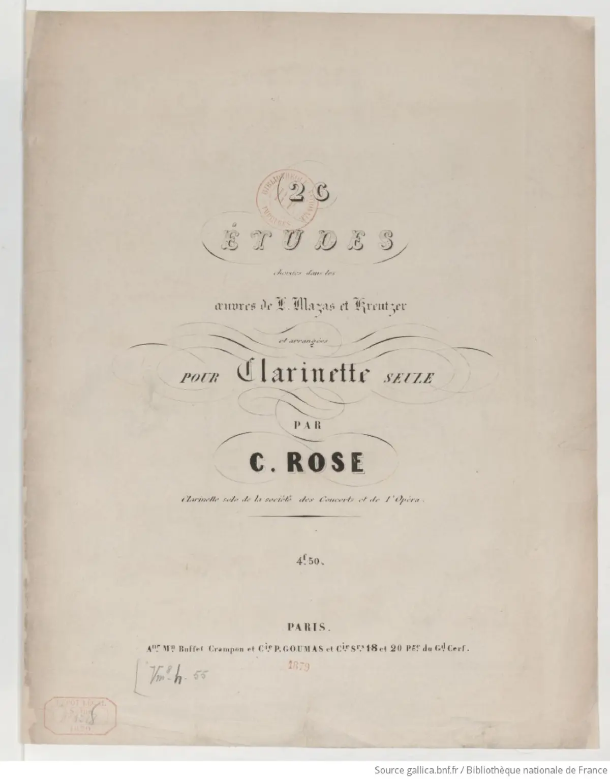 26 Etudes for Clarinet Solo - Page 1