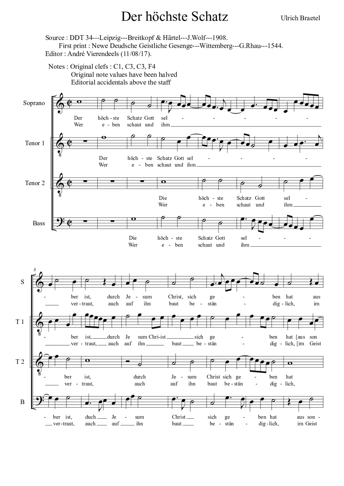 Der höchste Schatz - Page 1