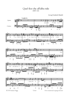 Quel fior che all'alba ride