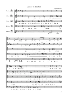 Justus es Domine