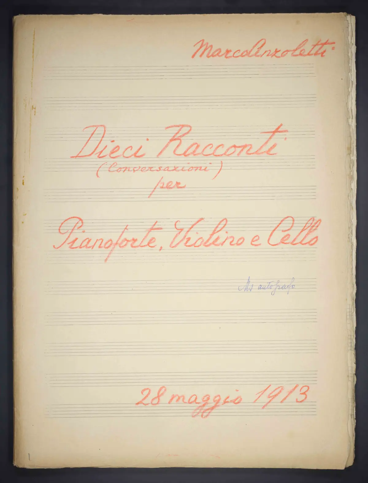 Dieci Racconti - Page 1