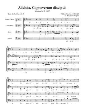 Alleluia. Cognoverunt discipuli