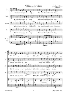 All things love thee