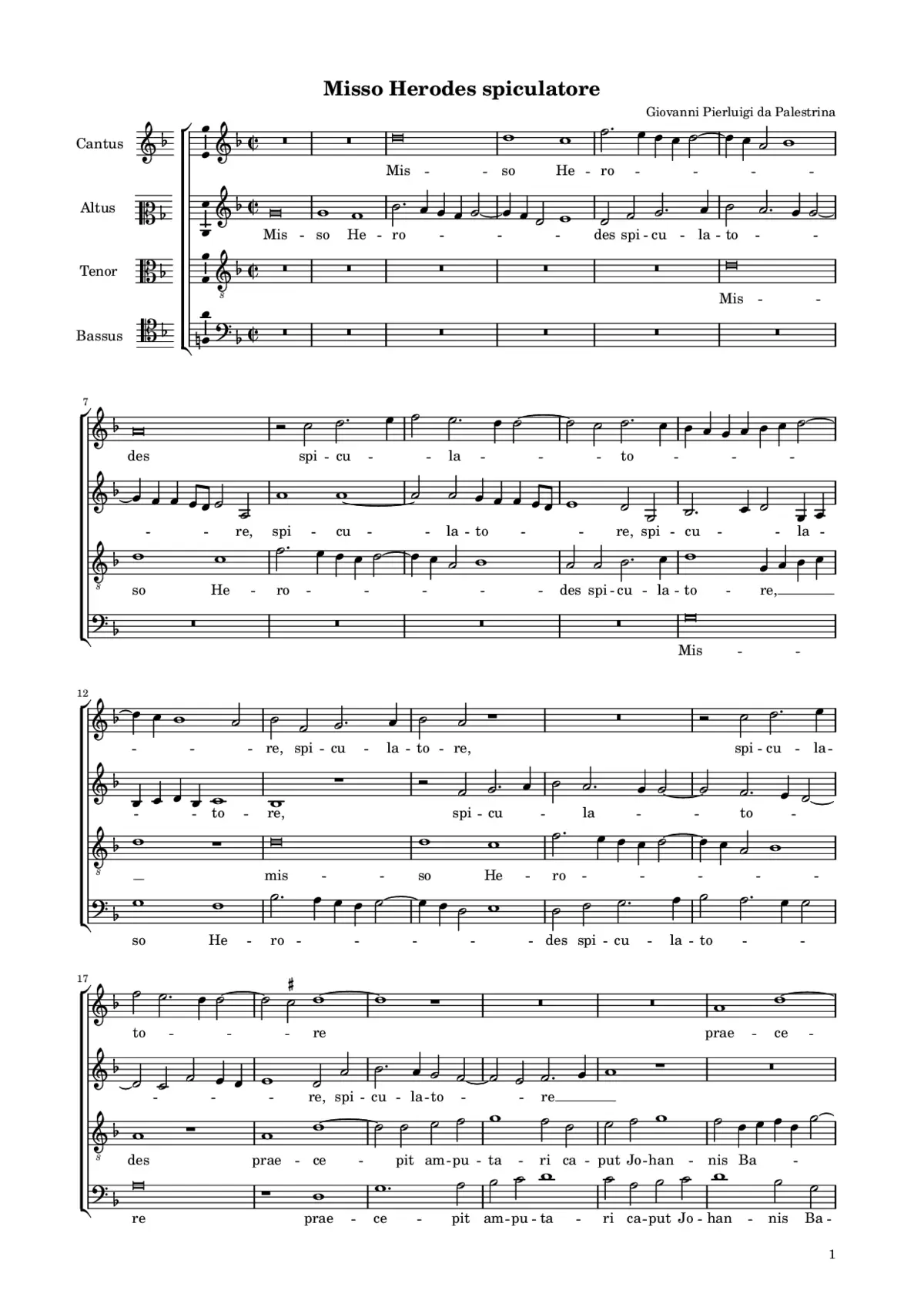 Misso Herodes - Page 1
