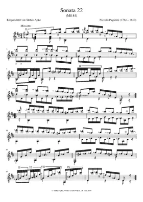 Guitar Sonata in D major
