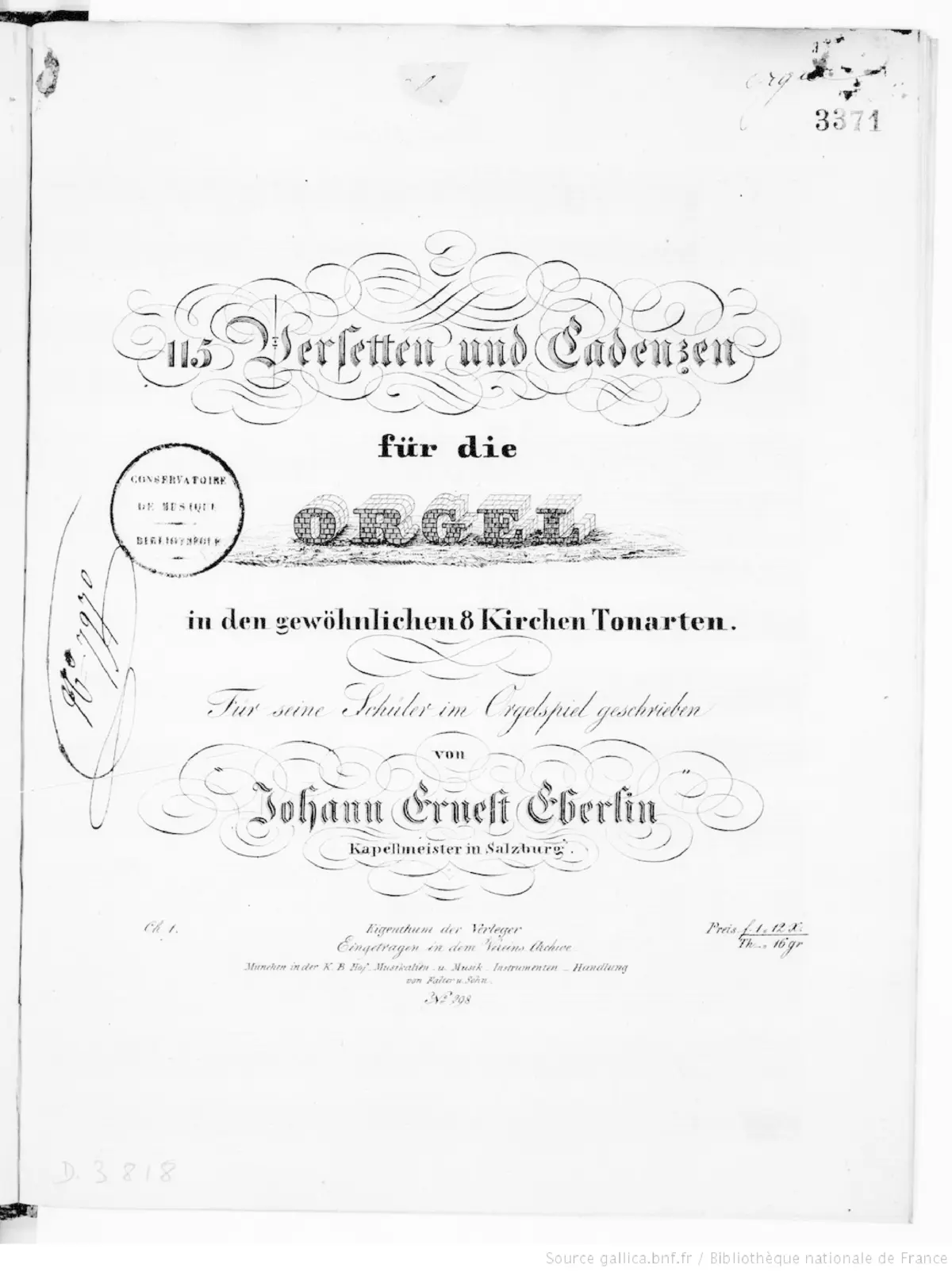 115 Versets and Cadenzas - Page 1