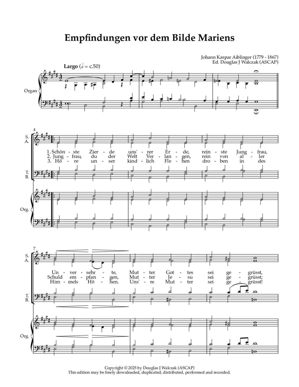 Empfindungen vor dem Bilde Mariens - Page 1
