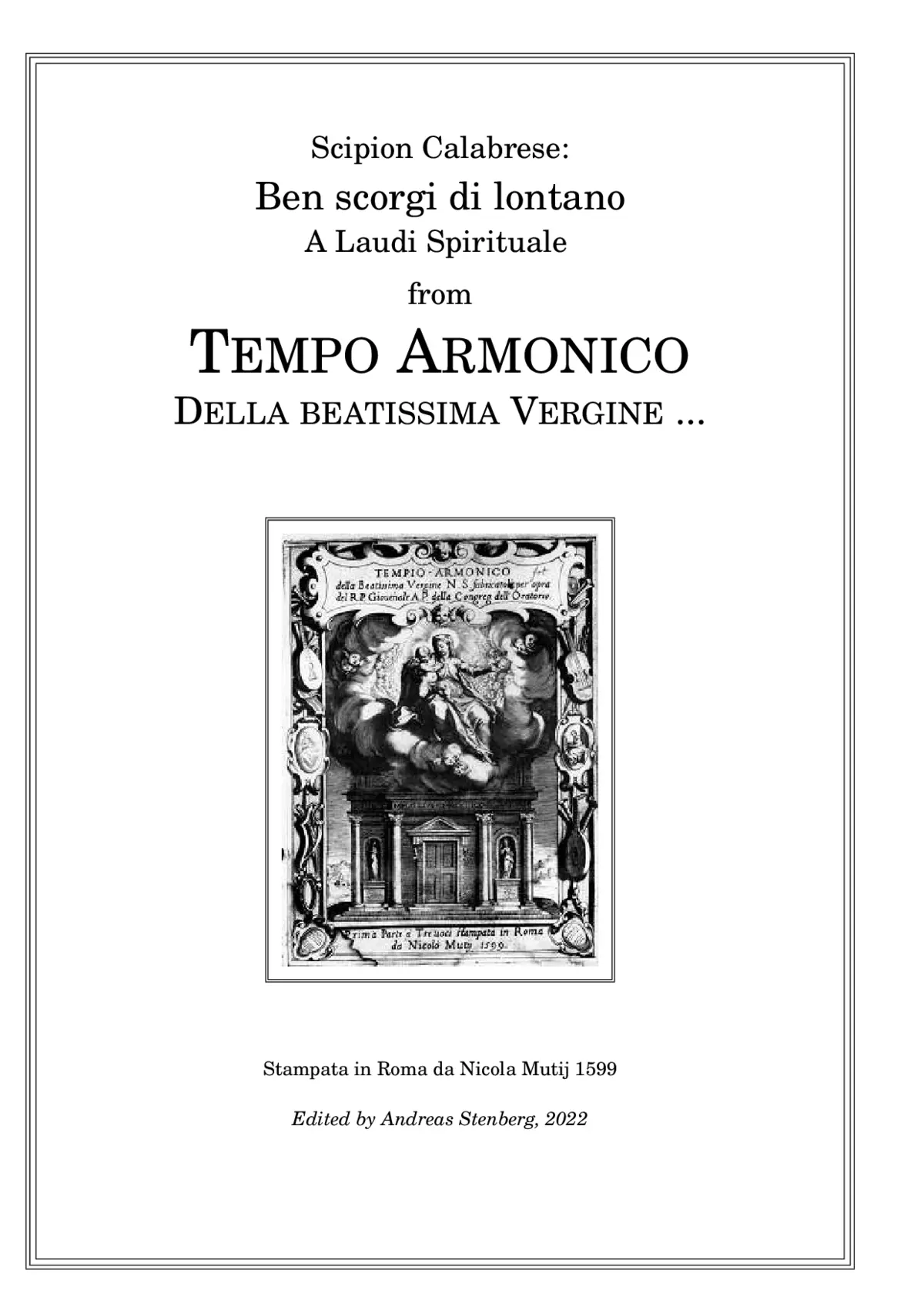 Ben scorgi di lontano - Page 1