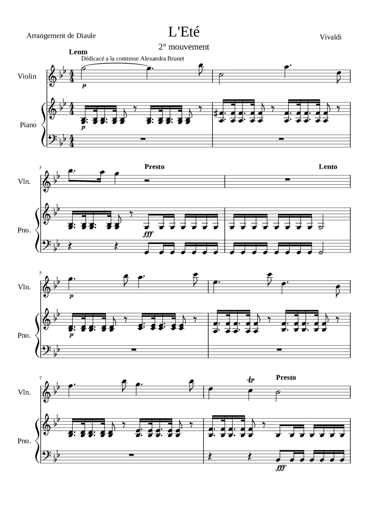 Le quattro stagioni - Page 1