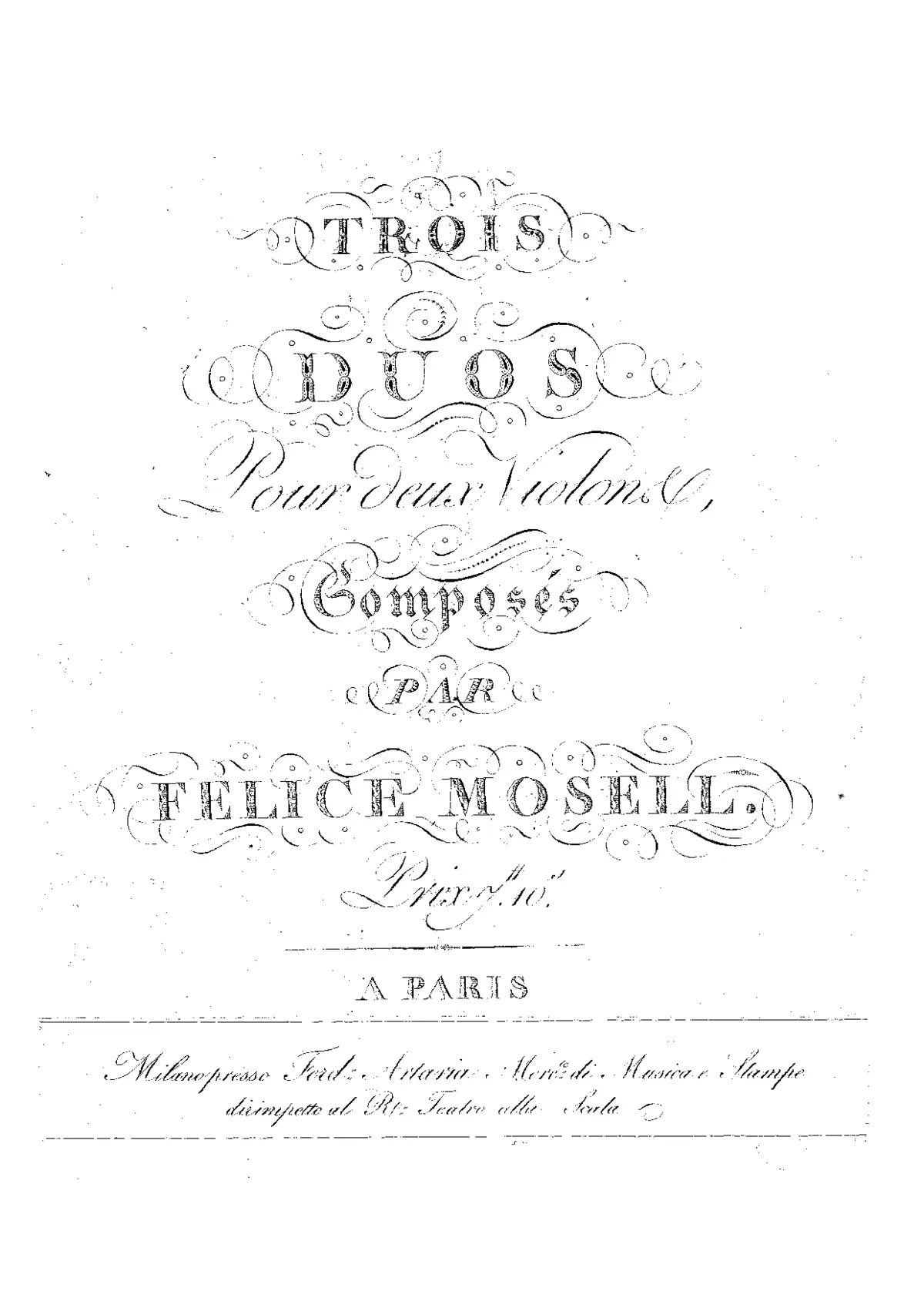 3 Duos for 2 Violins - Page 1