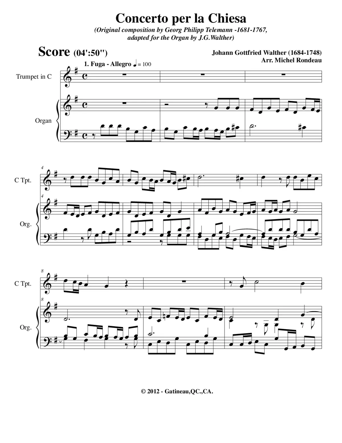 Concerto per la Chiesa - Page 1