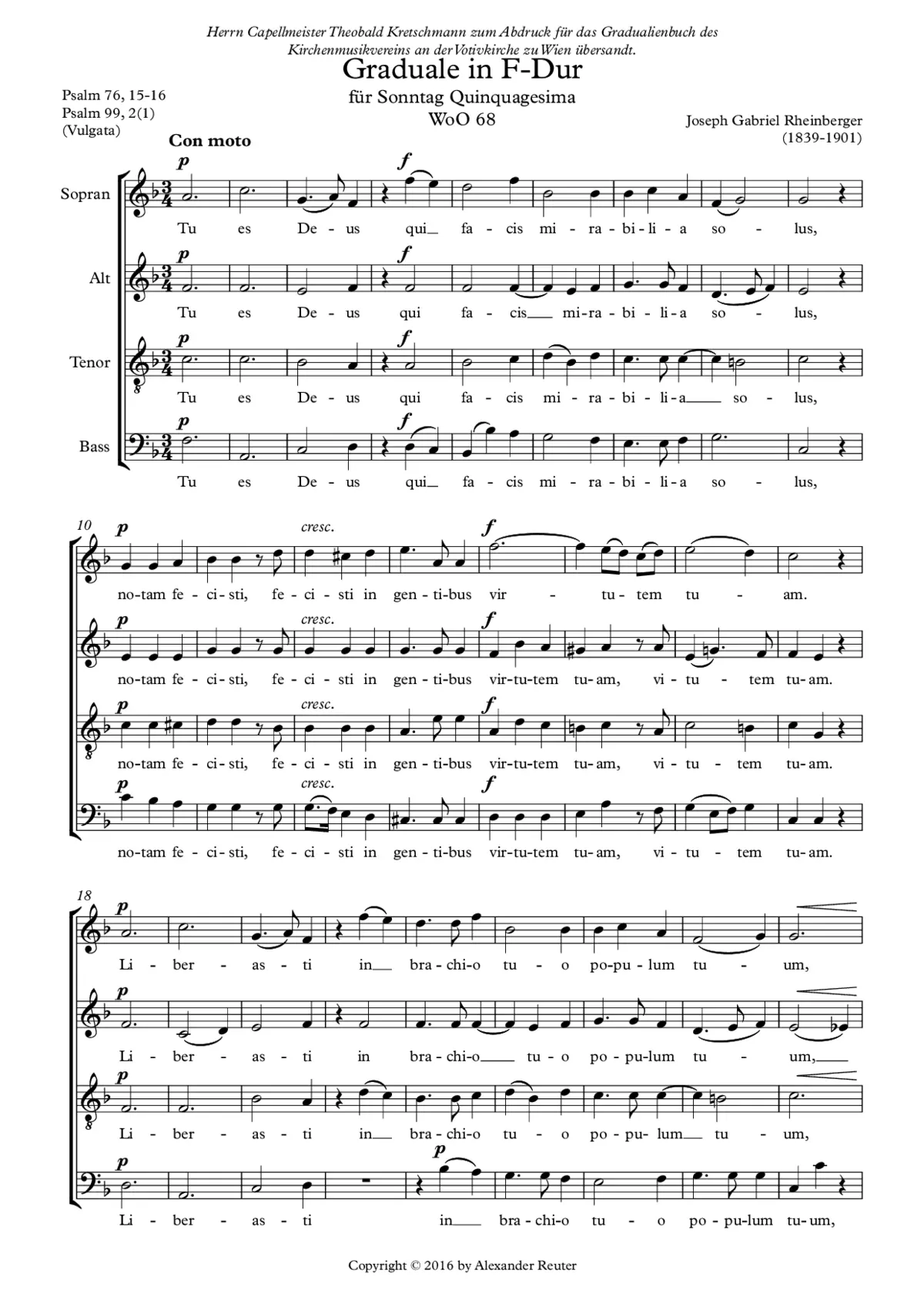 Graduale in F major WoO 68 - Page 1