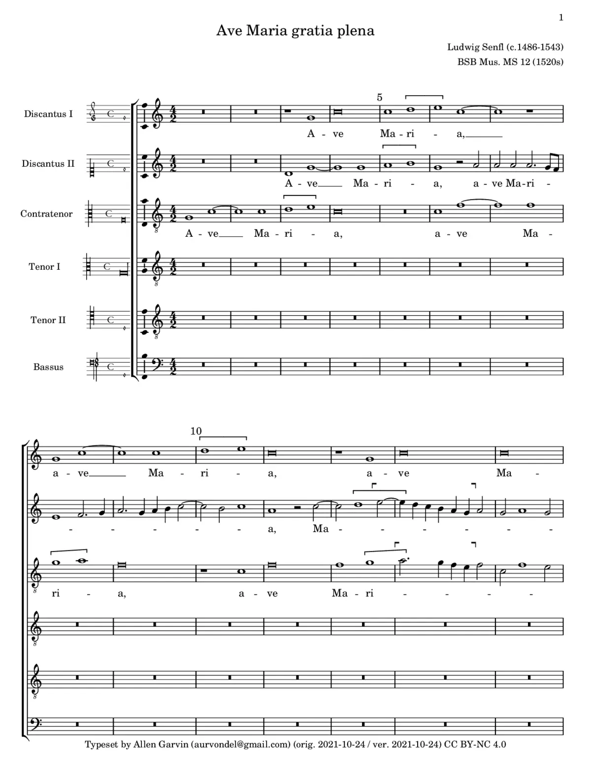 Ave Maria - Page 1