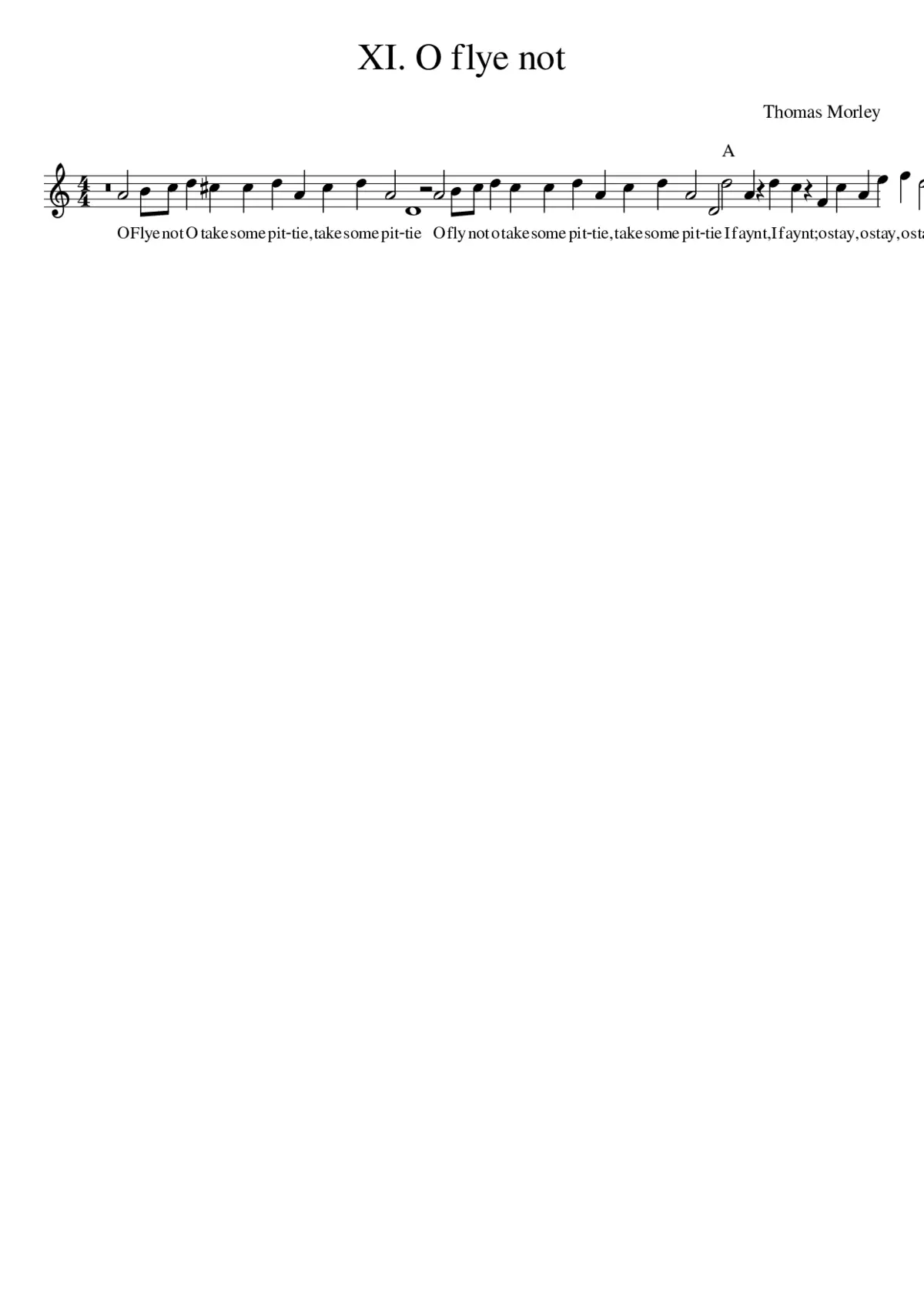XI. O flye not - Page 1