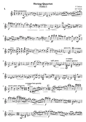 String Quartet in E minor