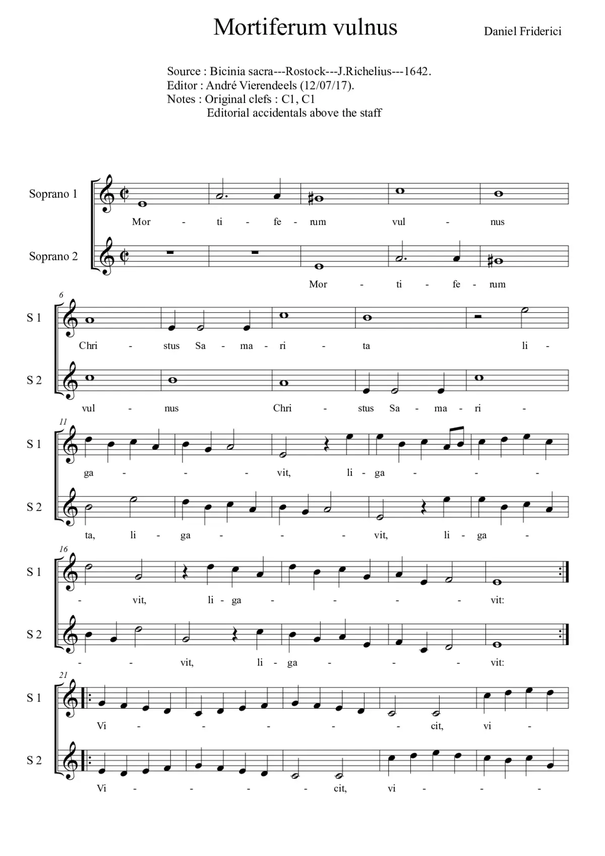 Mortiferum vulnus - Page 1