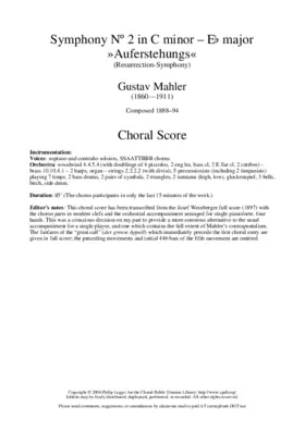 Symphony No. 2 in C minor ("Resurrection")