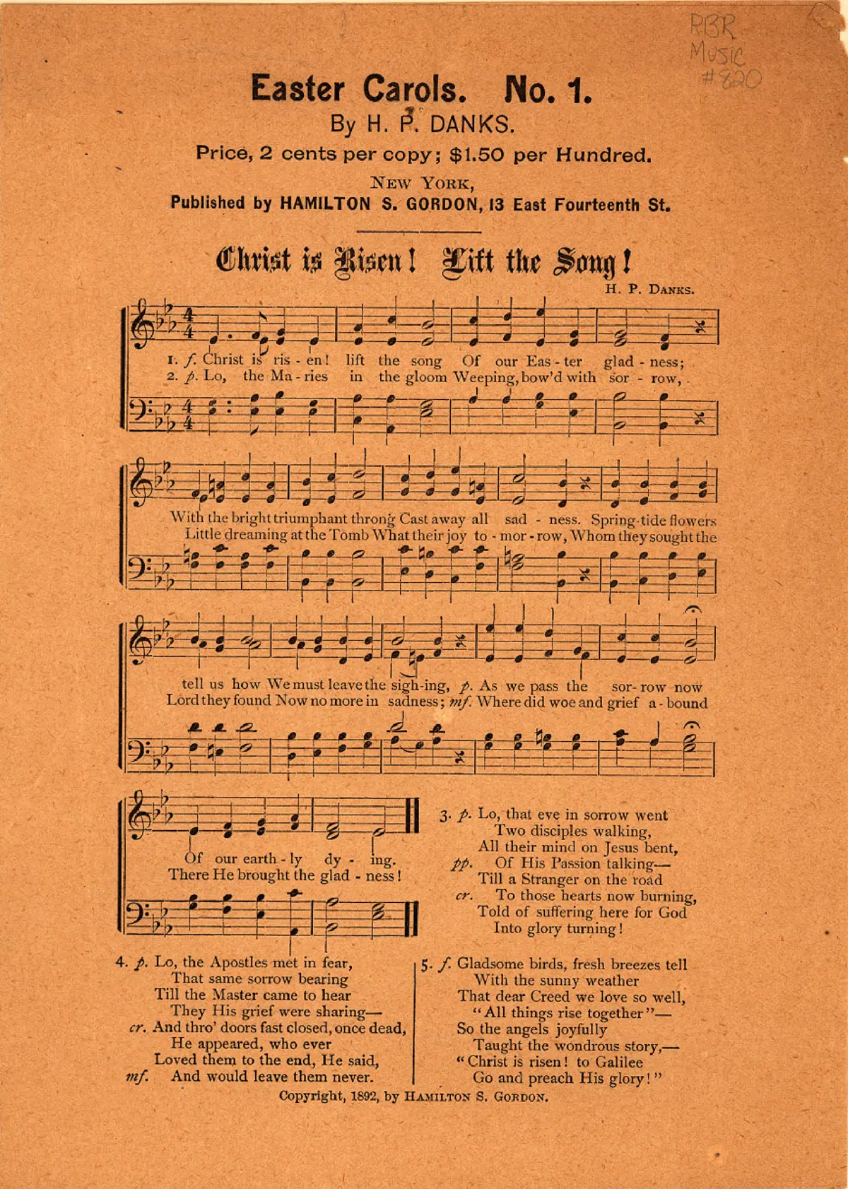 2 Easter Carols - Page 1