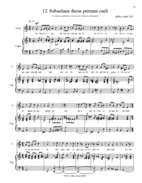 Sebastiane decus perenne caeli