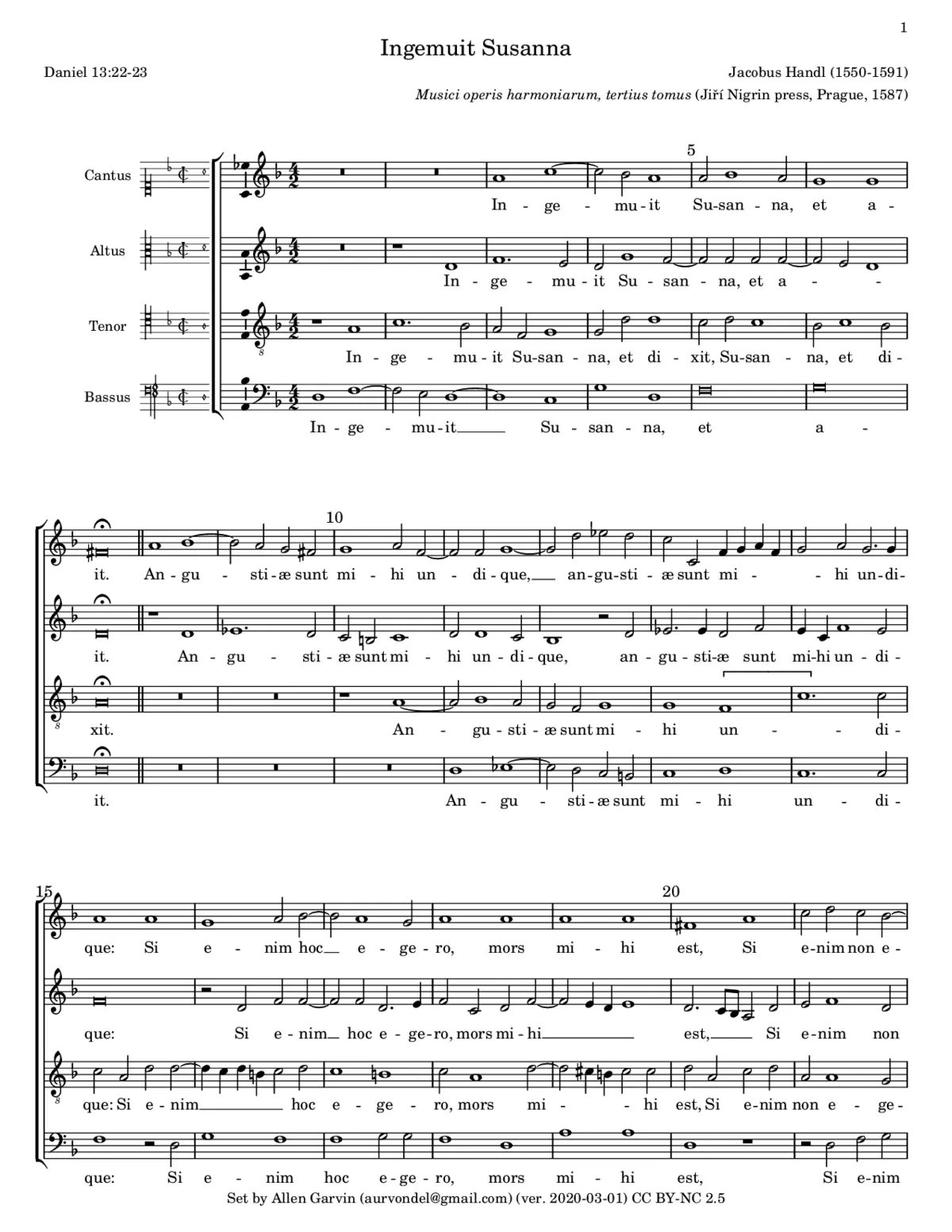 Ingemuit Susanna - Page 1