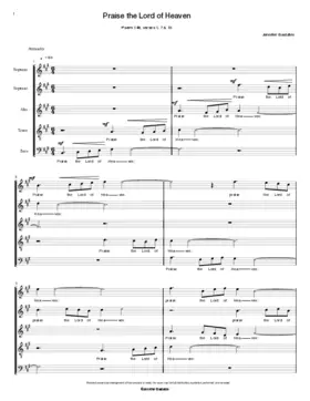 Praise the Lord of Heaven