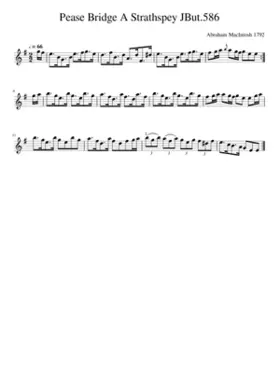 Pease Bridge A Strathspey JBut.586