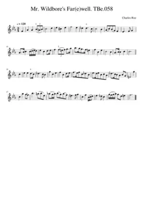 Mr. Wildbore's Far(e)well. TBe.058