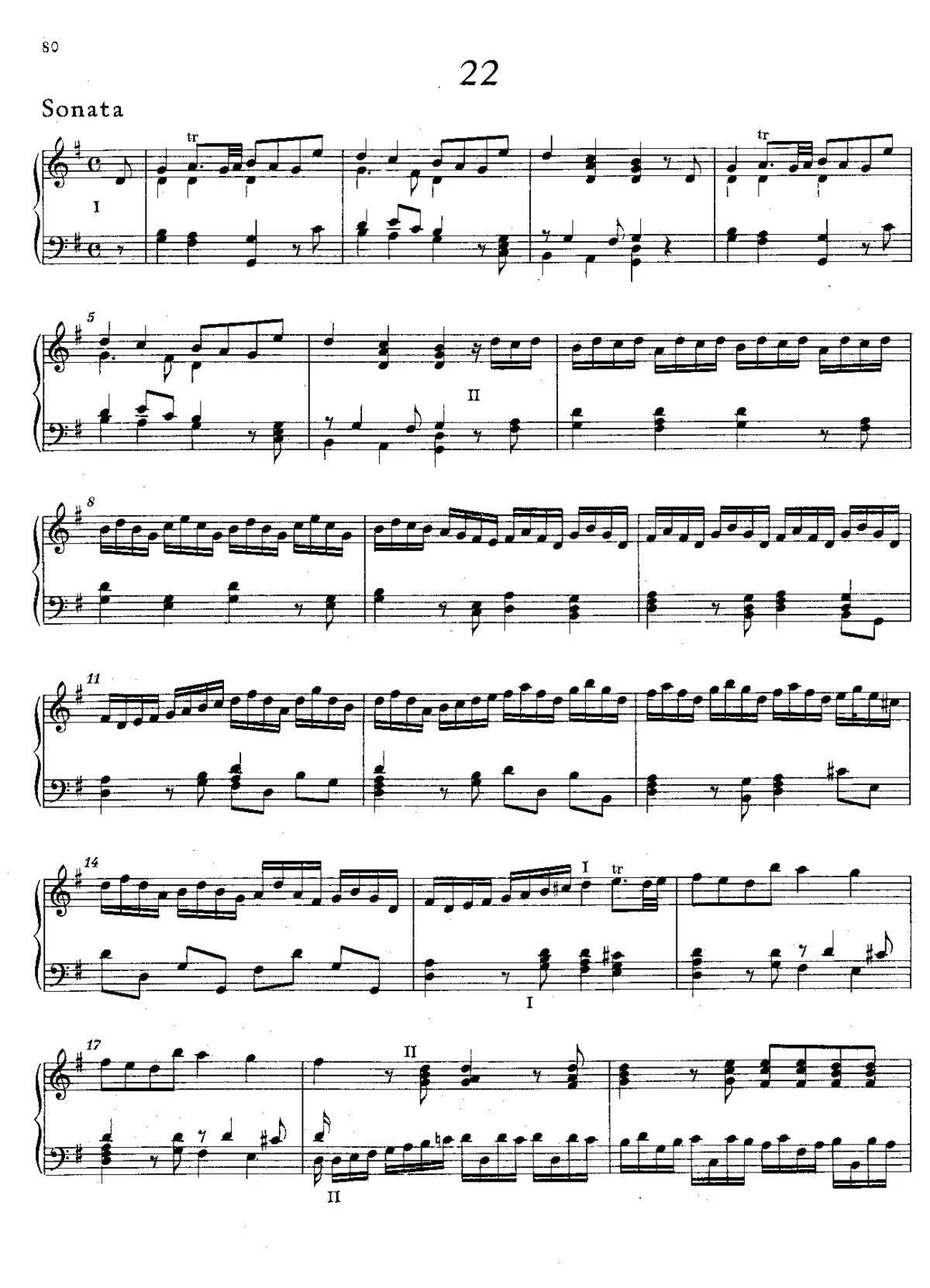 Sonata in G major - Page 1