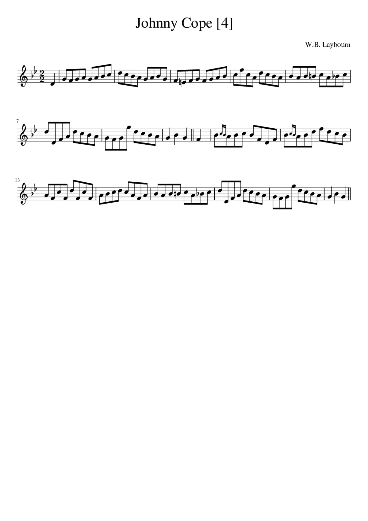Johnny Cope - Page 1