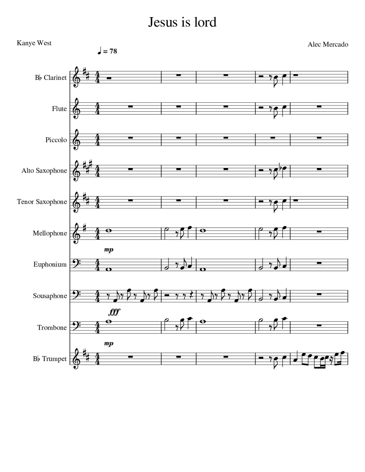 Jesus is Lord - Page 1