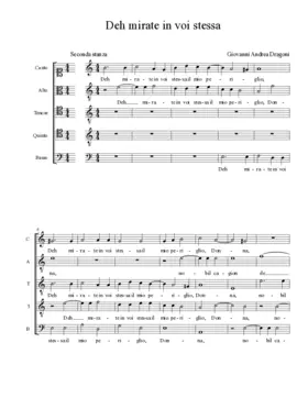 Deh mirate in voi stessa