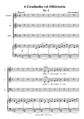 6 Gradualia vel Offertoria