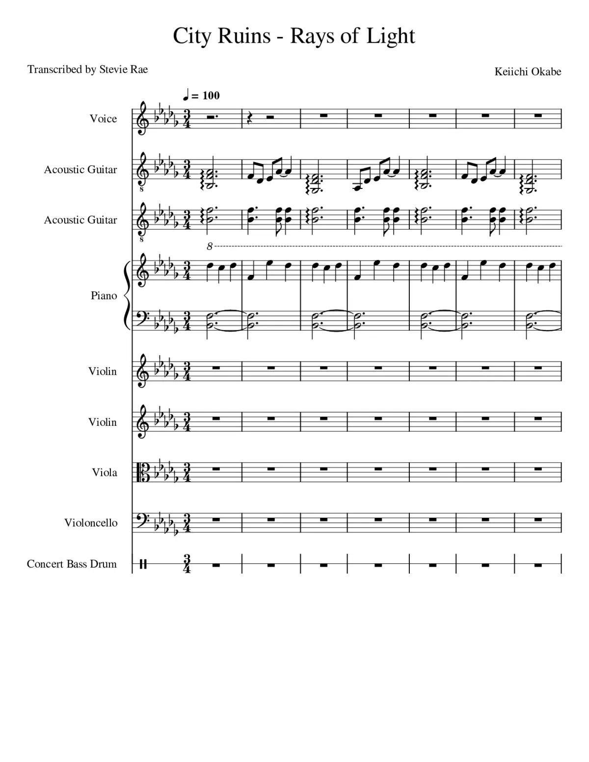 City Ruins (Rays of Light) - Page 1